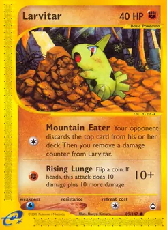 Larvitar, Aquapolis, no. 89
