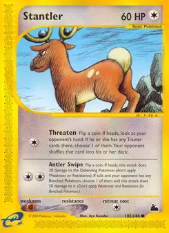 Stantler, Skyridge, n° 102