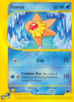 Staryu, Skyridge, n° 104