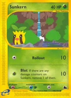 Sunkern, Skyridge, n° 106