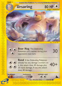 Ursaring, Skyridge, n° 110