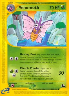 Venomoth, Skyridge, n° 111