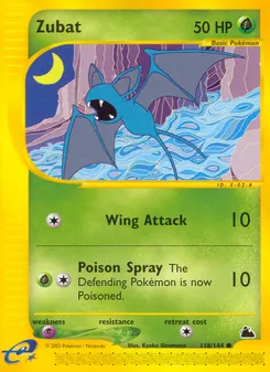 Zubat, Skyridge, n° 118