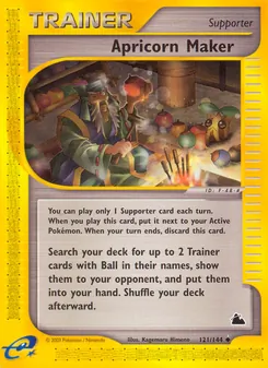 Apricorn Maker, Skyridge, n° 121