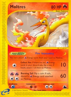Moltres, Skyridge, n° 21