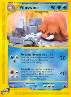 Piloswine, Skyridge, n° 24