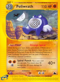 Poliwrath, Skyridge, n° 26