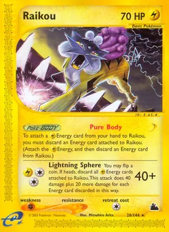 Raikou, Skyridge, n° 28
