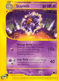 Starmie, Skyridge, n° 30