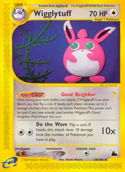 Wigglytuff, Skyridge, n° 34