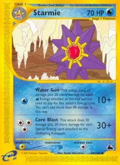 Starmie, Skyridge, n° 44