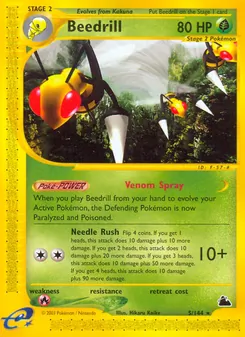 Beedrill, Skyridge, n° 5