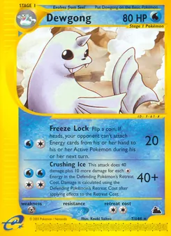 Dewgong, Skyridge, n° 7