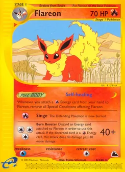 Flareon, Skyridge, n° 8