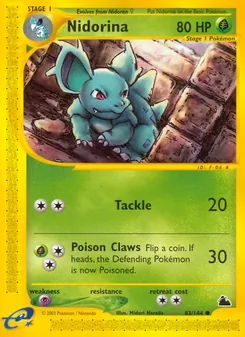 Nidorina, Skyridge, n° 83
