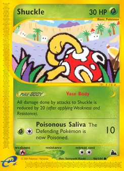 Shuckle, Skyridge, n° 96