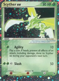 Scyther ex, Ruby & Sapphire, no. 102