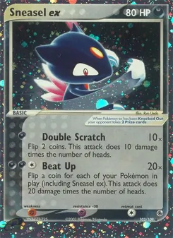 Sneasel ex, Ruby & Sapphire, no. 103