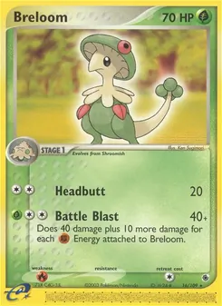 Breloom, Ruby & Sapphire, no. 16