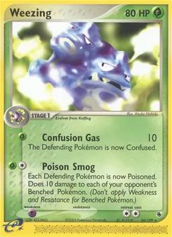 Weezing, Ruby & Sapphire, no. 24