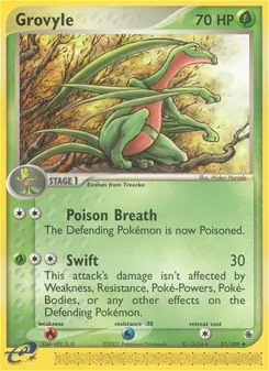 Grovyle, Ruby & Sapphire, no. 31