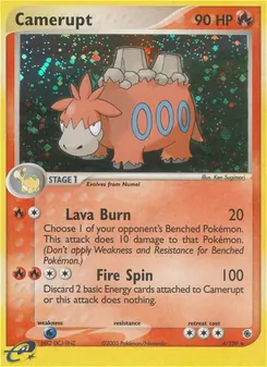 Camerupt, Ruby & Sapphire, no. 4