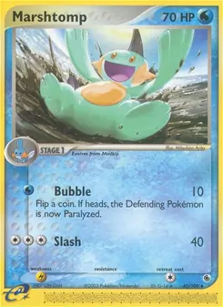 Marshtomp, Ruby & Sapphire, no. 40