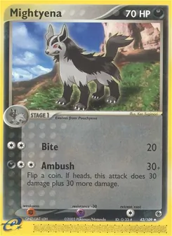 Mightyena, Ruby & Sapphire, no. 42