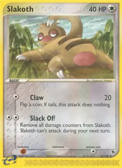 Slakoth, Ruby & Sapphire, no. 45