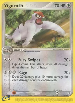 Vigoroth, Ruby & Sapphire, no. 47