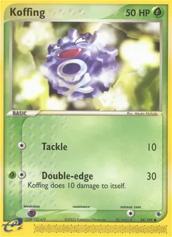 Koffing, Ruby & Sapphire, no. 54