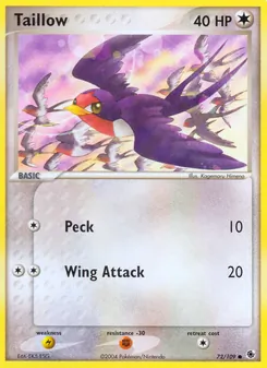 Taillow, Ruby & Sapphire, no. 72