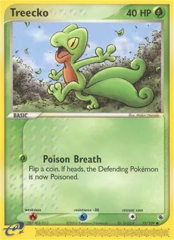Treecko, Ruby & Sapphire, no. 75