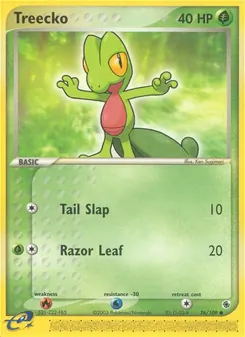 Treecko, Ruby & Sapphire, no. 76