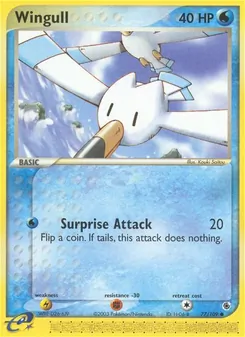 Wingull, Ruby & Sapphire, no. 77