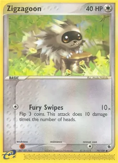 Zigzagoon, Ruby & Sapphire, no. 79