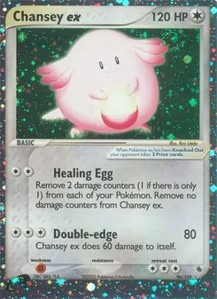 Chansey ex, Ruby & Sapphire, no. 96