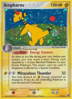 Ampharos, Unseen Forces, no. 1