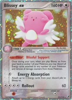 Blissey ex, Unseen Forces, no. 101