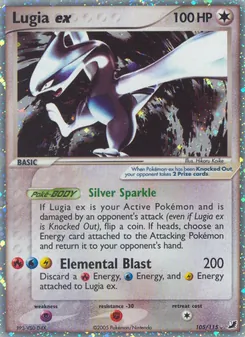 Lugia ex, Unseen Forces, no. 105