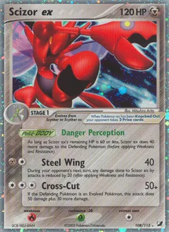 Scizor ex, Unseen Forces, no. 108