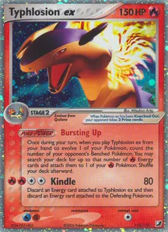 Typhlosion ex, Unseen Forces, no. 110