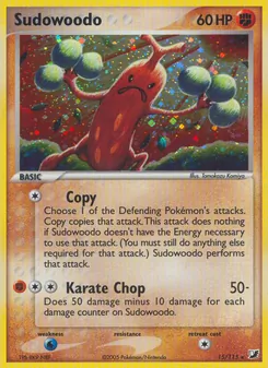 Sudowoodo, Unseen Forces, no. 15
