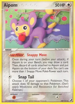 Aipom, Unseen Forces, no. 34
