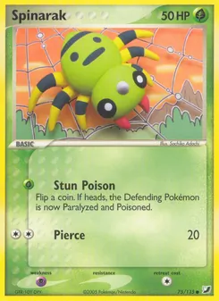 Spinarak, Unseen Forces, no. 75