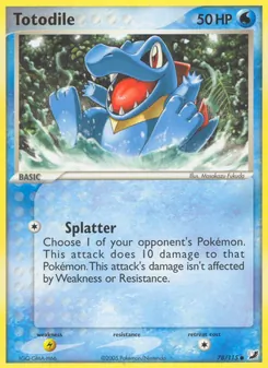 Totodile, Unseen Forces, no. 78