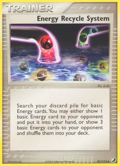 Energy Recycle System, Unseen Forces, no. 81