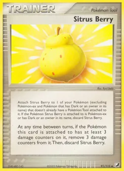 Sitrus Berry, Unseen Forces, no. 91