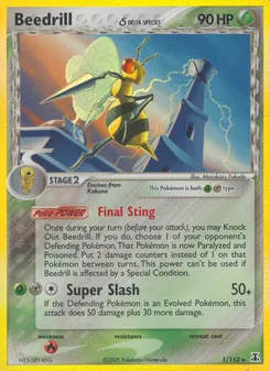 Beedrill δ, Delta Species, no. 1