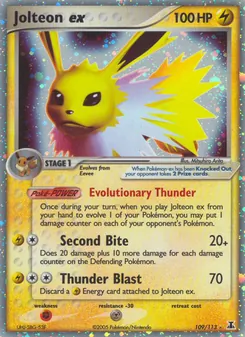 Jolteon ex, Delta Species, no. 109